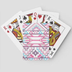 Jeu De Cartes Motif aztèque géométrique abstrait 3