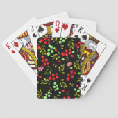 Jeu De Cartes Motif Baies (dos)