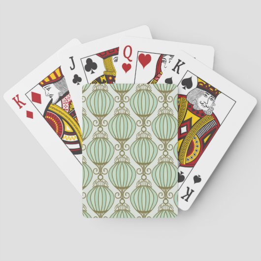 Jeu De Cartes Motif bleu Motton (dos)