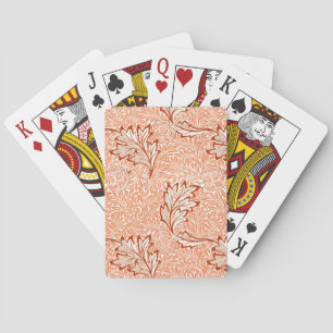 Jeu De Cartes Motif botanique vintage de pomme de William Morris