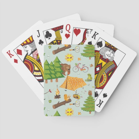 Jeu De Cartes Motif campant (dos)