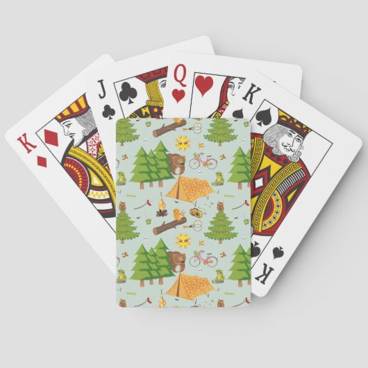 Jeu De Cartes Motif campant (dos)