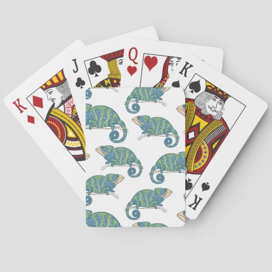 Jeu De Cartes Motif Chameleon (dos)