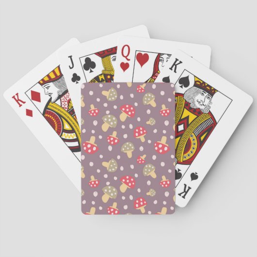 Jeu De Cartes Motif champignon (dos)