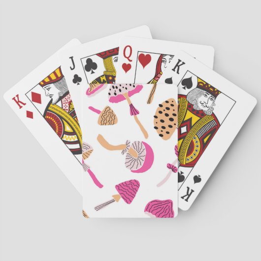 Jeu De Cartes Motif champignon (dos)