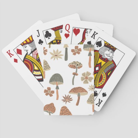Jeu De Cartes Motif champignon (dos)