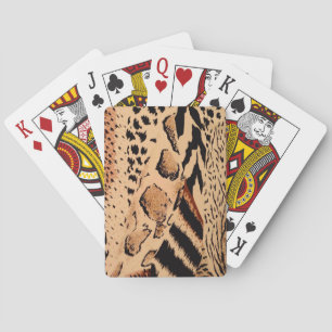 Jeu De Cartes Motif Cheetah