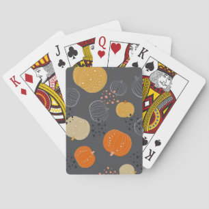 Jeu De Cartes motif citrouille