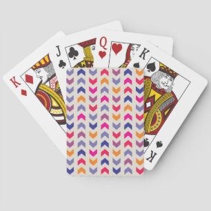 Jeu De Cartes Motif coloré Aztec Chevron
