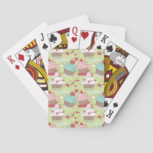 Jeu De Cartes Motif Cupcake (dos)