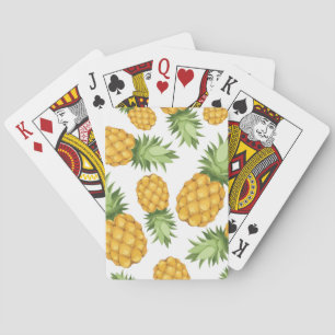 Jeu De Cartes Motif d'ananas de bande dessinée
