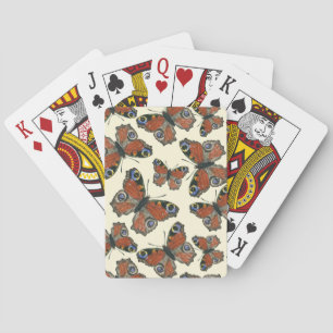 Jeu De Cartes Motif d'aquarelle papillons