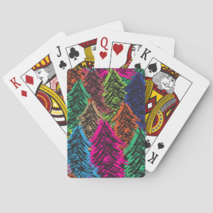 Jeu De Cartes motif d'arbre de Noël
