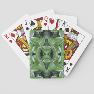 Jeu De Cartes Motif d'arbre en caoutchouc