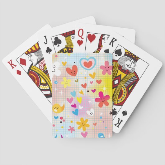 Jeu De Cartes motif de bande dessinée d'amusement (dos)