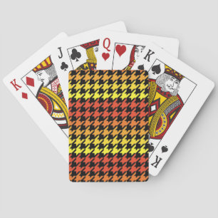 Jeu De Cartes Motif de base orange rouge