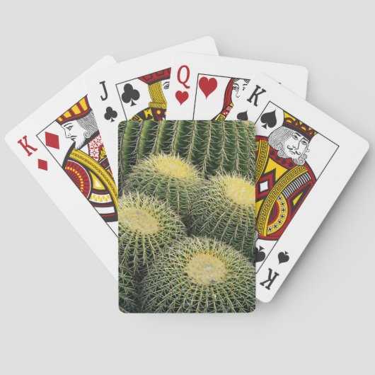 Jeu De Cartes Motif de cactus (dos)