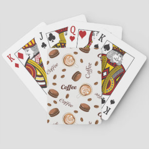 Jeu De Cartes Motif de café