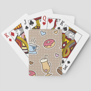 Jeu De Cartes Motif de café