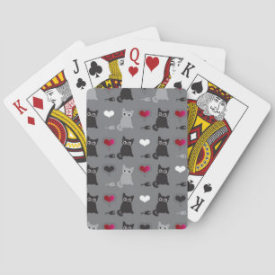 Jeu De Cartes motif de chaton et de souris
