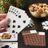 Jeu De Cartes Motif de chocolat (In Situ)