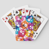 Jeu De Cartes Motif de crânes (dos)