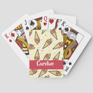 Jeu De Cartes Motif de crème glacée personnalisé