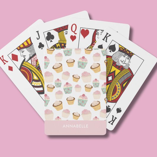 Jeu De Cartes Motif de cupcake 