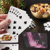Jeu De Cartes Motif de demi-teinte technique (In Situ)