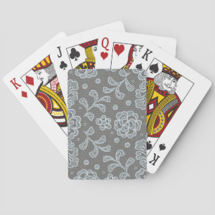 Jeu De Cartes Motif de dentelle, cru 6 de fleur