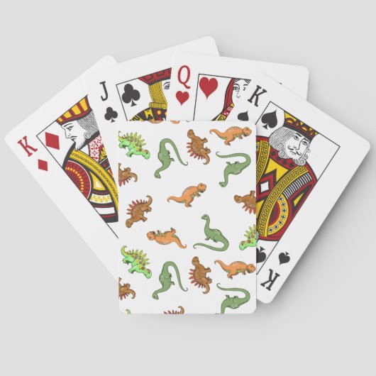 Jeu De Cartes Motif de dinosaure mignon (dos)