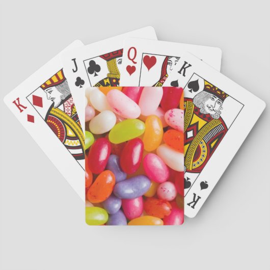 Jeu De Cartes Motif de fèves de gelée (dos)