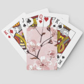 Jeu De Cartes Motif de fleurs de fleurs de cerisier (dos)