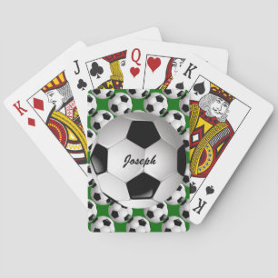 Jeu De Cartes Motif de football personnalisé