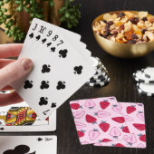 Jeu De Cartes Motif de fraises (In Situ)