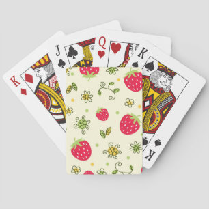 Jeu De Cartes Motif de fraises