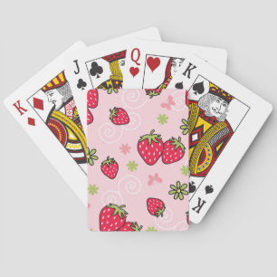 Jeu De Cartes Motif de fraises