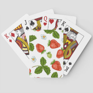 Jeu De Cartes Motif de fraises