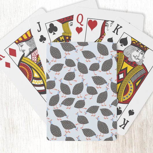 Jeu De Cartes Motif de Guinée Hen