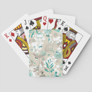 Jeu De Cartes Motif de jardin