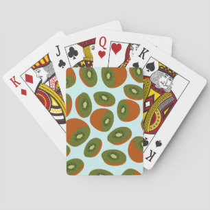 Jeu De Cartes Motif de Kiwifruit
