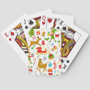 Jeu De Cartes Motif de la nouvelle année