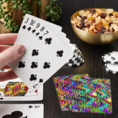 Jeu De Cartes Motif de la vague de mosaïque Abstraite #4 (In Situ)