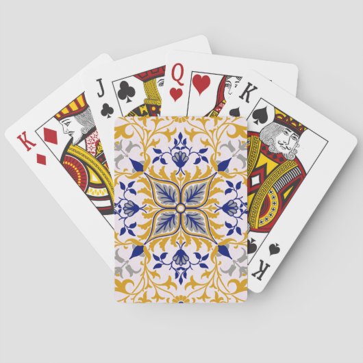Jeu De Cartes Motif de la vigne par William Morris  (dos)