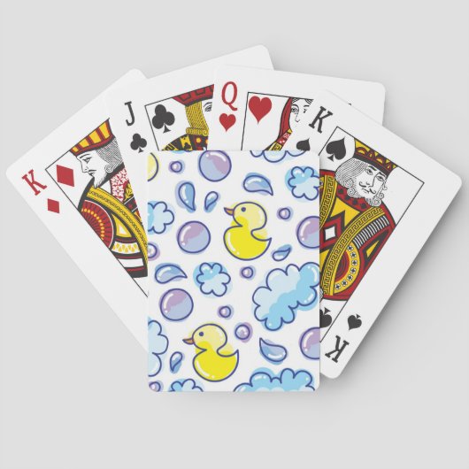 Jeu De Cartes motif de lavage (dos)
