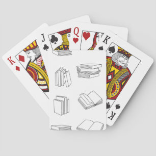 Jeu De Cartes Motif de livre