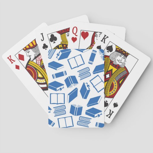 Jeu De Cartes Motif de livre (dos)