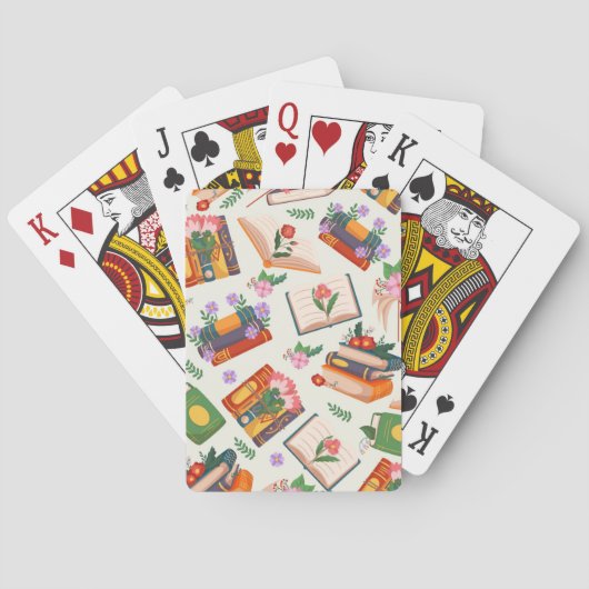 Jeu De Cartes Motif de livre (dos)