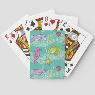 Jeu De Cartes Motif de mer d'été