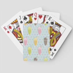 Jeu De Cartes Motif de milkshake